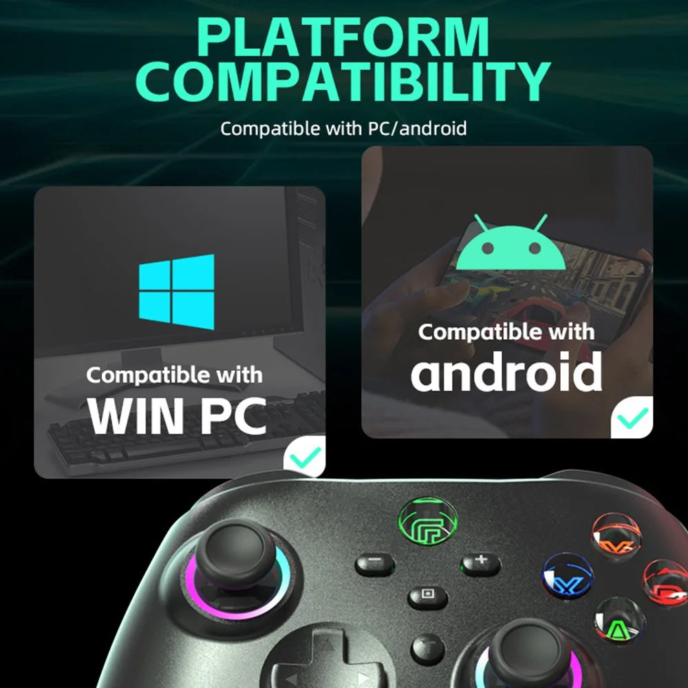 DATA FROG For Nintendo Switch PC Android PC Wired Game Controller Corded Handheld Gampad - 3