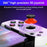 D6DP Wireless Game Controller Stretchable Mobile Phone Bluetooth-compatible Gamepad with USB Receiver - Black - 4
