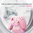 MACHENIKE G5 Pro Max Bluetooth-compatible / 2.4G Wireless / Wired Gamepad RGB Light Game Controller with Charging Base - Pink - 2