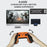 HONSON HS-SW520 Bluetooth-compatible Gamepad NFC 6-Axis Vibration Turbo Game Controller for Nintendo Switch / PC / Android Phone - Black - 4
