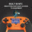HONSON HS-SW520 Bluetooth-compatible Gamepad NFC 6-Axis Vibration Turbo Game Controller for Nintendo Switch / PC / Android Phone - Black - 6