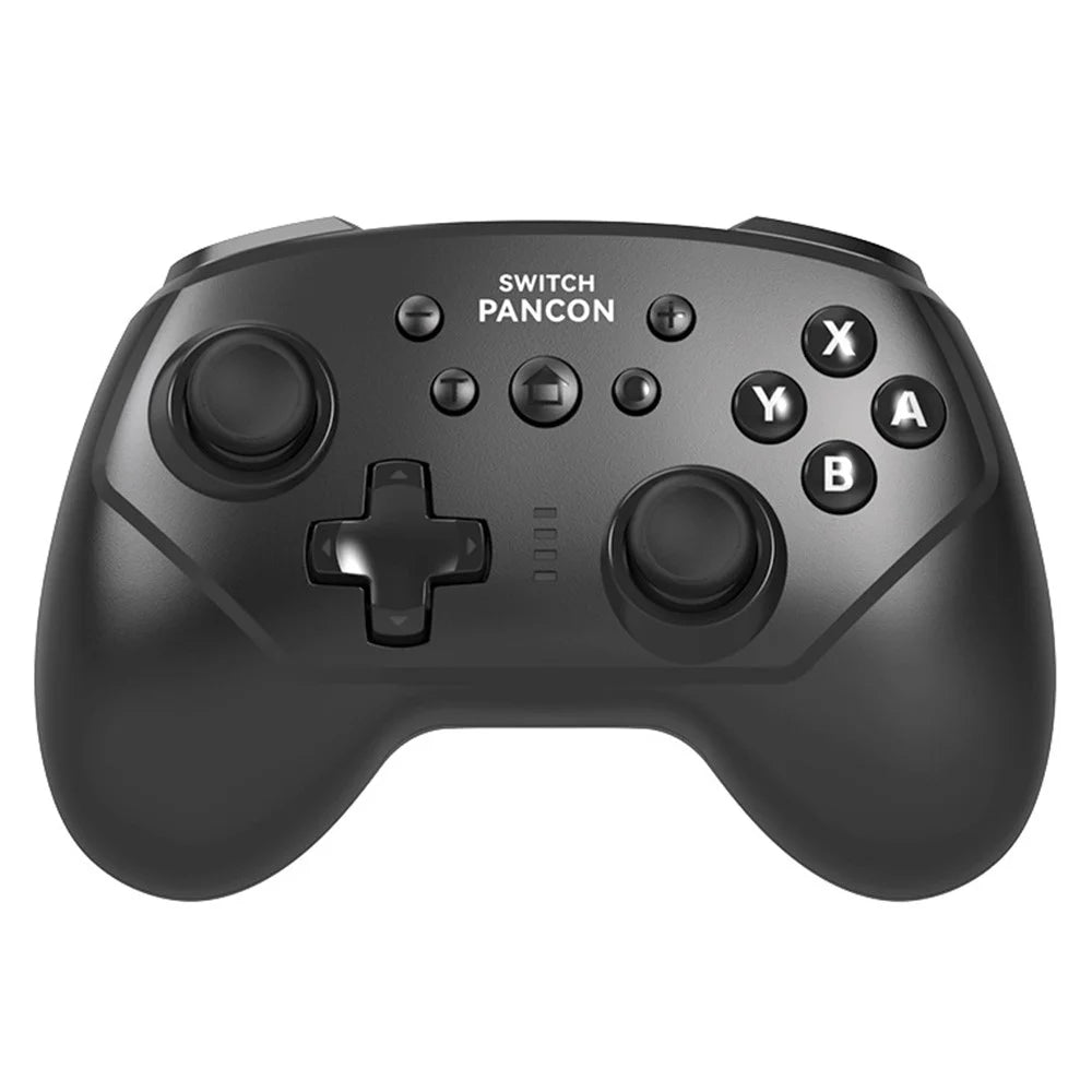 DATA FROG Bluetooth-compatible Gamepad 6-Axis Gyro Sensor Turbo Game Controller for Nintendo Switch / PC / Android Phone - Black - 1
