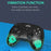 DATA FROG Bluetooth-compatible Gamepad 6-Axis Gyro Sensor Turbo Game Controller for Nintendo Switch / PC / Android Phone - Black - 4