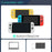 DATA FROG Bluetooth-compatible Gamepad 6-Axis Gyro Sensor Turbo Game Controller for Nintendo Switch / PC / Android Phone - Black - 6