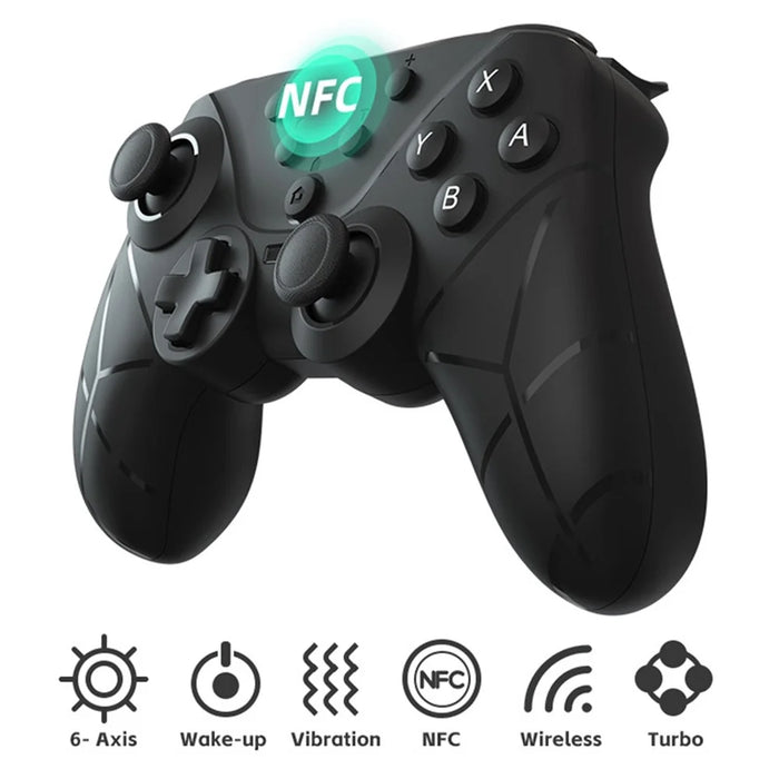DATA FROG SW778 For Nintendo Switch / Lite / OLED / PC Built-In 6-Axis Gyro Dual Motor Vibration Game Controller - 2