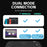 DATA FROG SW778 For Nintendo Switch / Lite / OLED / PC Built-In 6-Axis Gyro Dual Motor Vibration Game Controller - 3