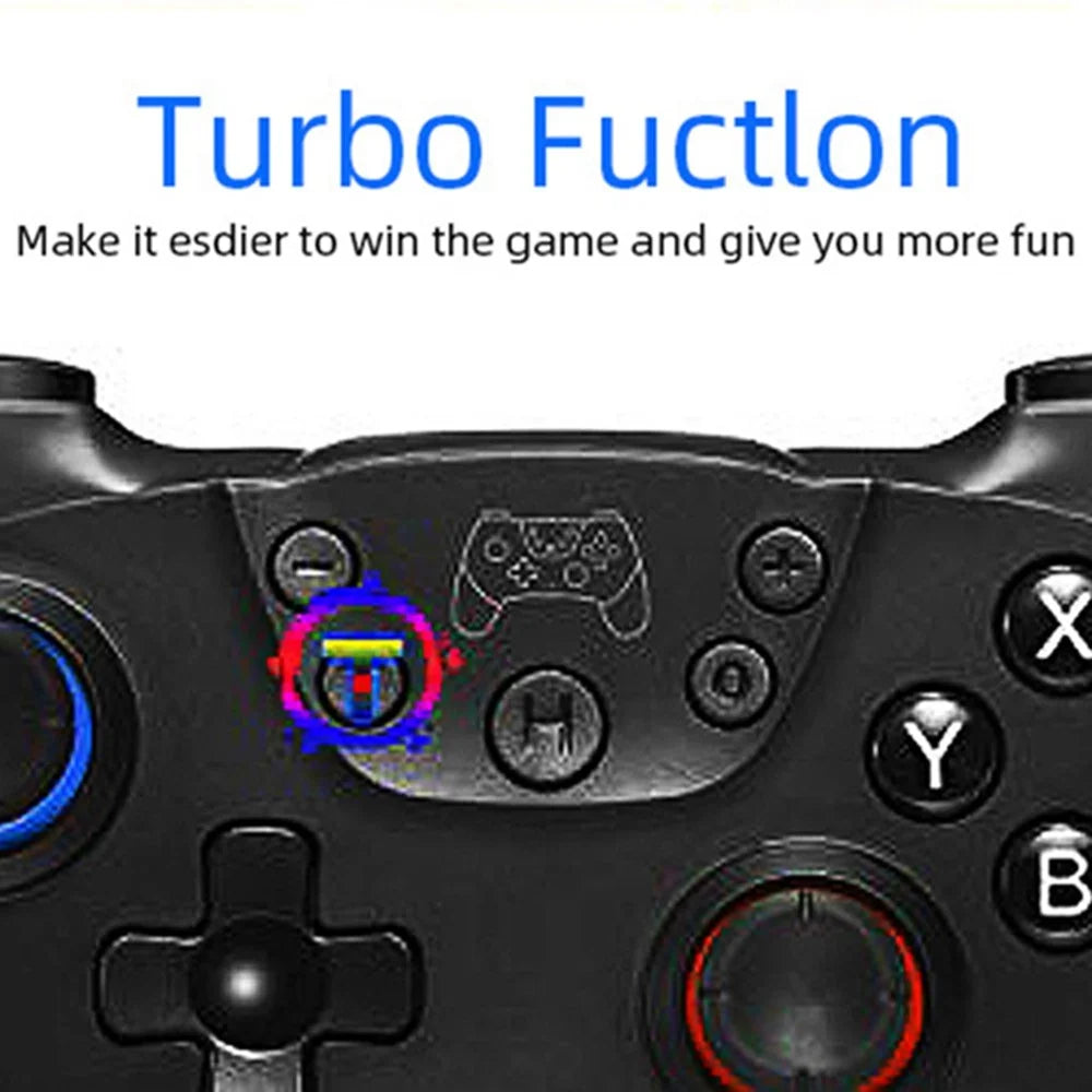 DATA FROG SW01 For Nintendo Switch / Switch Pro / PC Game Controller Built-In 6-Axis Gyro Gamepad - Blue+Red - 4