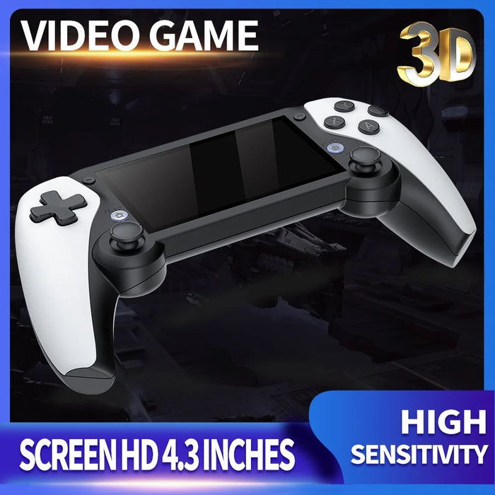 M25 Built-In 30000 Games 4.3-inch LCD Screen Game Console Handle Controller, with 128G TF Card - 2