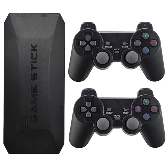 M16 128G Built-In 30000 Games HD TV Game Stick with Double Player Wireless Controller - 1
