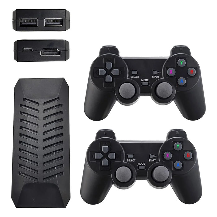 M16 128G Built-In 30000 Games HD TV Game Stick with Double Player Wireless Controller - 6