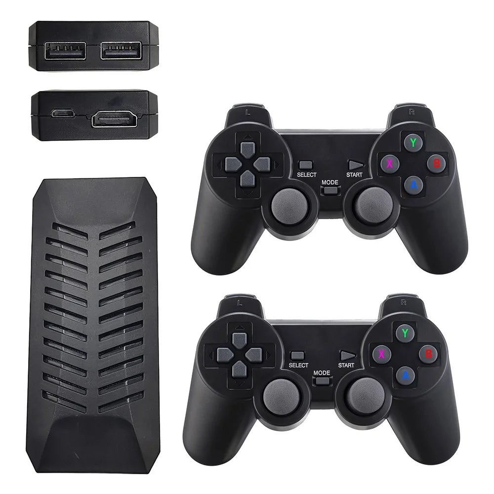 M16 64G Built-In 20000 Games HD TV Game Stick with Double Player Wireless Controller - 6
