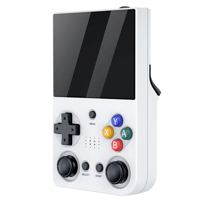M21 3.5-inch Screen Portable Game Machine Two-Player Handheld Game Console, 64G Memory Card / 20000 Games - White - 1