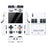 M21 3.5-inch Screen Portable Game Machine Two-Player Handheld Game Console, 64G Memory Card / 20000 Games - White - 7