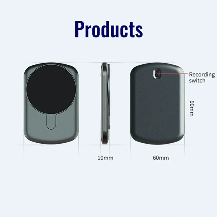 A1 4GB Magnetic Phone Call Recorder Rechargeable Voice-Activated Noise Reduction Audio Recorder - 7
