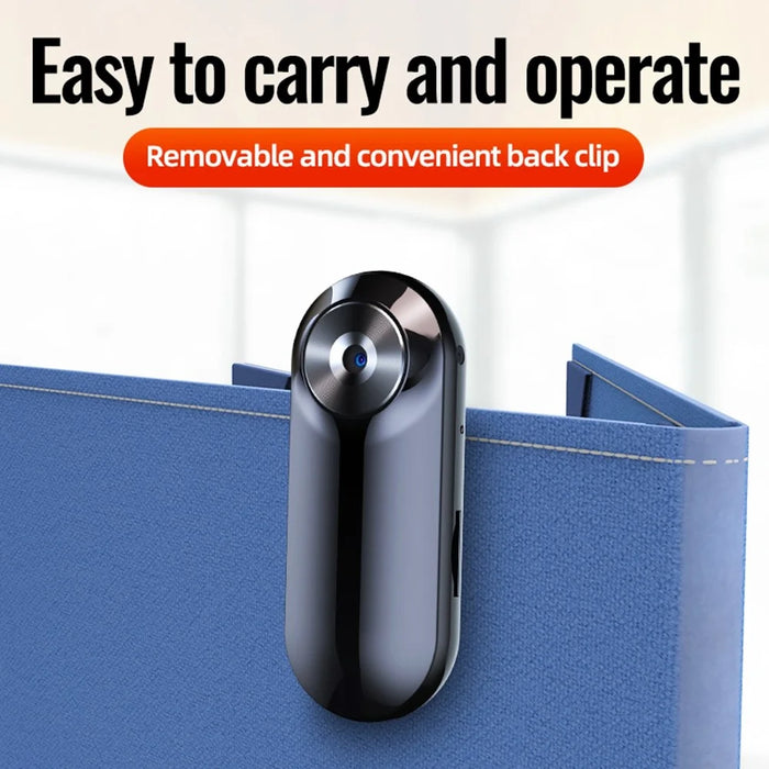C20 1920x1080P Mini Body Camera Back Clip Bodycam Noise Reduction Voice Recorder with 256G TF Card - 3