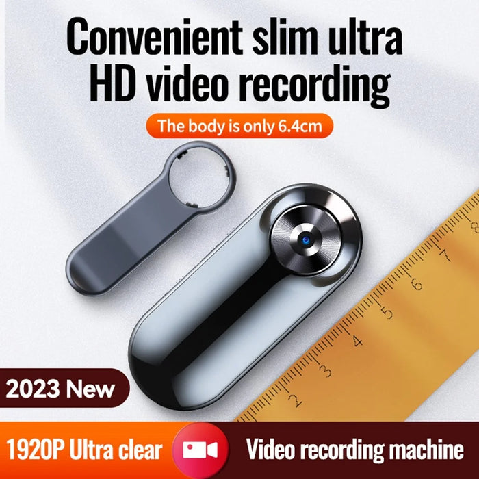 C20 1920x1080P Mini Body Camera Back Clip Bodycam Noise Reduction Voice Recorder with 128G TF Card - 5