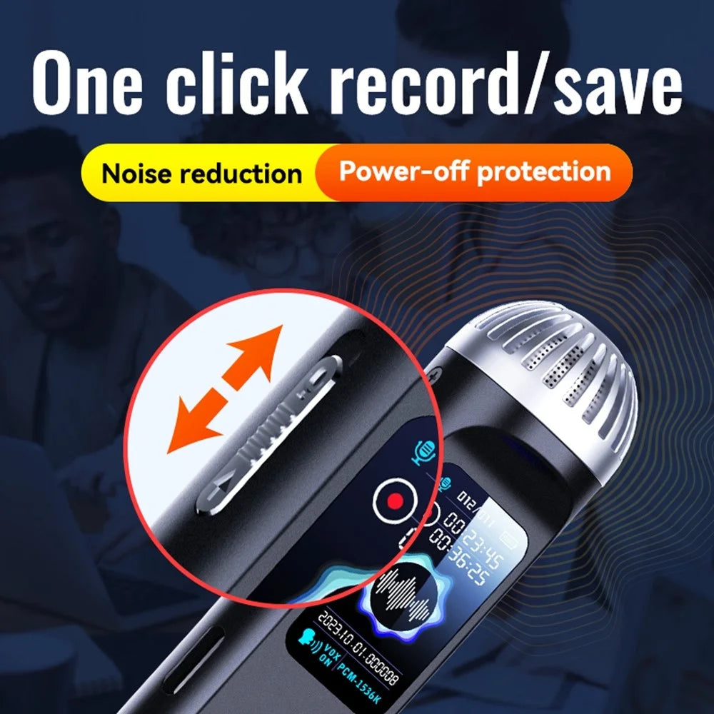 Q99 8GB Digital Audio Voice Recorder MP3 Player Noise Reduction Recording Device - 5