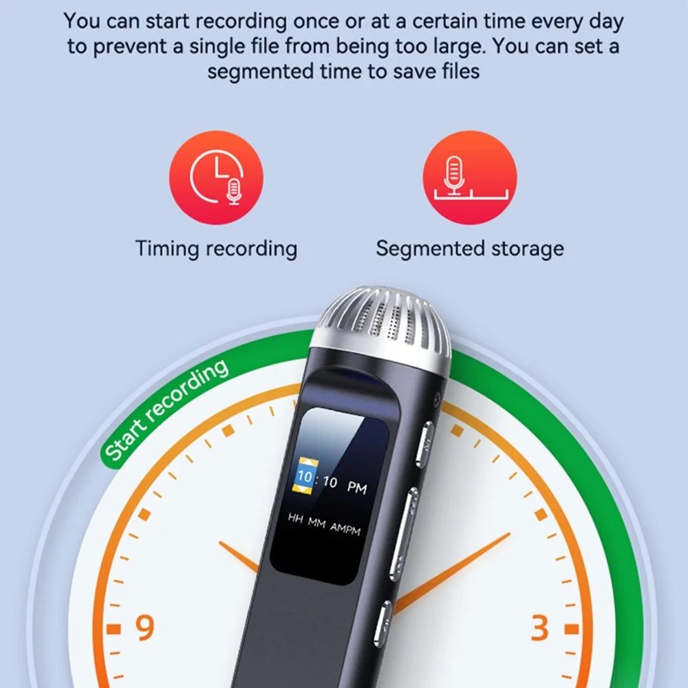 Q99 8GB Digital Audio Voice Recorder MP3 Player Noise Reduction Recording Device - 7