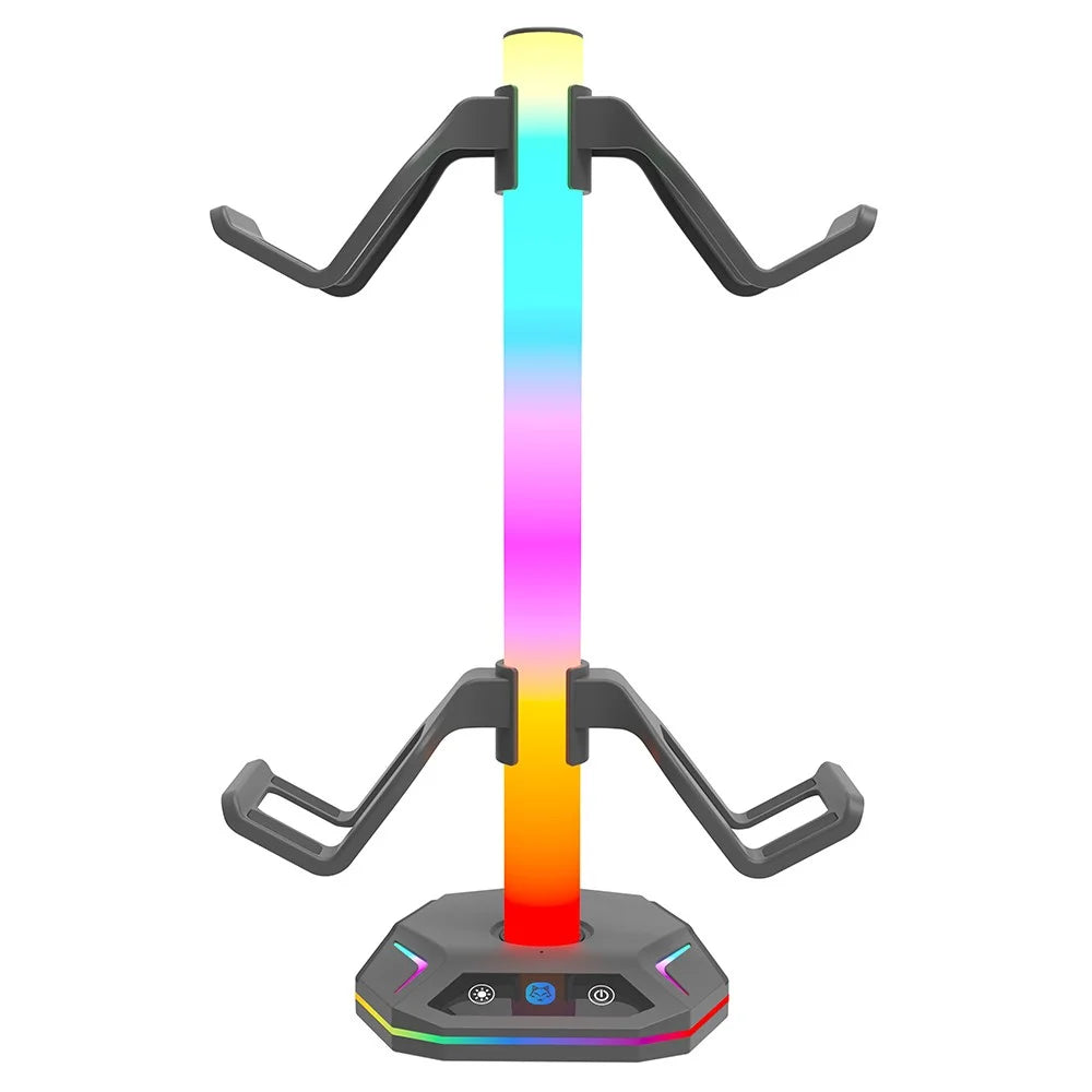 HONSON HS-P5S022 For Sony PlayStation 5 Controller Charging Station Headphone Holder Storage Stand - 1