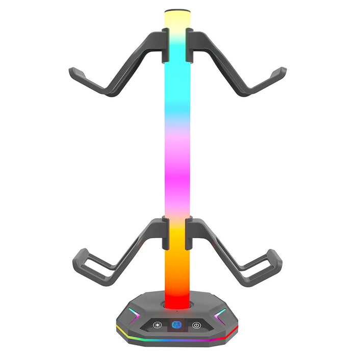HONSON HS-P5S022 For Sony PlayStation 5 Controller Charging Station Headphone Holder Storage Stand - 1