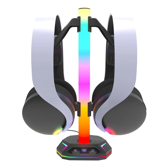 HONSON HS-P5S022 For Sony PlayStation 5 Controller Charging Station Headphone Holder Storage Stand - 4