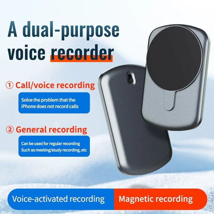 A1 64GB Rechargeable Voice Activated Recorder Noise Reduction Audio Recorder - 3