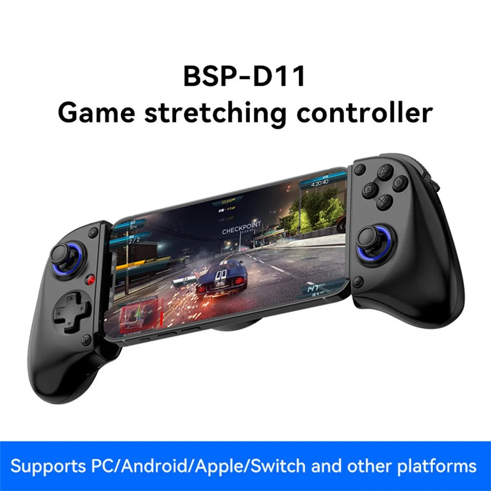 DSP-D11 Bluetooth-compatible Stretchable Game Controller Wireless Gamepad for Nintendo Switch / iOS / Android - Black - 2