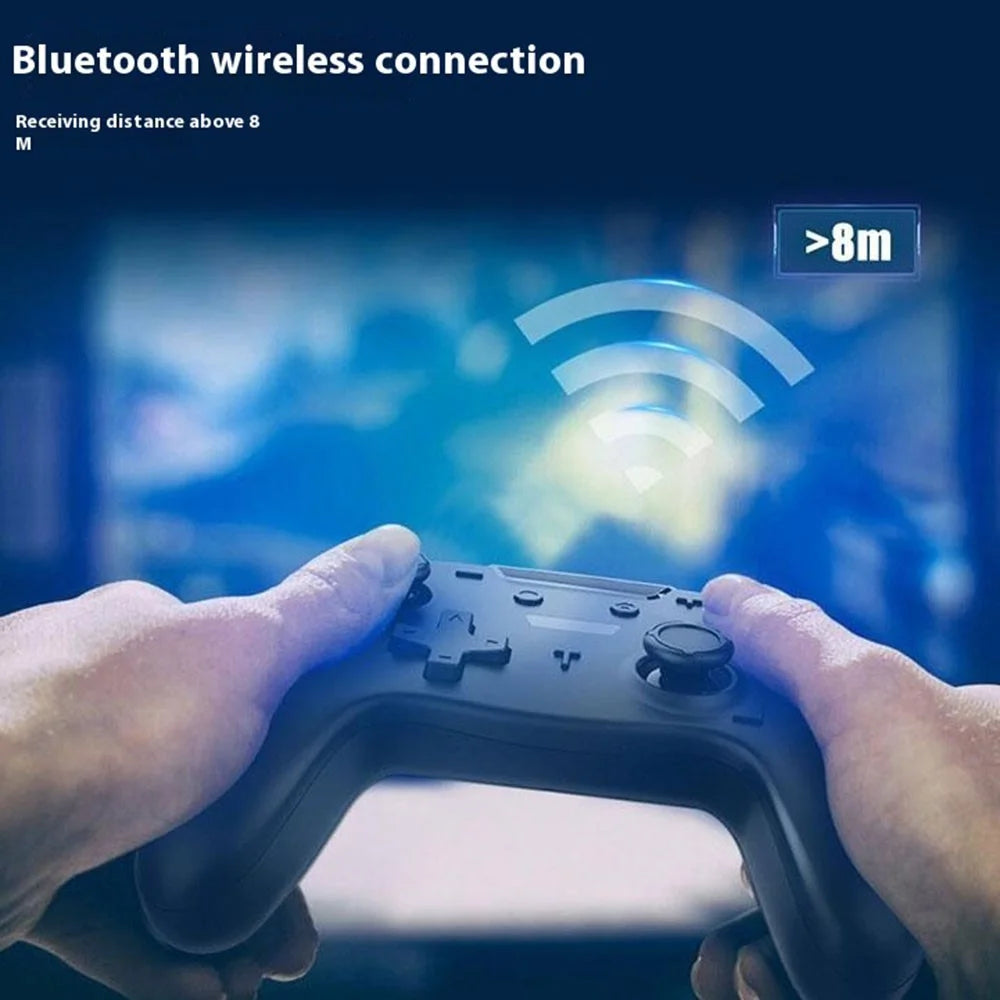HY-9013 For Switch PS3 Steam Wireless Game Controller One-Click Turbo Function Gamepad with 6 Axis - 5