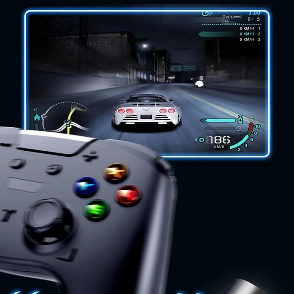 HY-9013 For Switch PS3 Steam Wireless Game Controller One-Click Turbo Function Gamepad with 6 Axis - 7