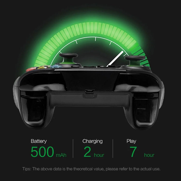 DATA FROG 2.4G Wireless Gamepad for Xbox One / PS3 / PC / Android Phone Dual Vibration Game Controller with Type-C / Micro Adapter - 5
