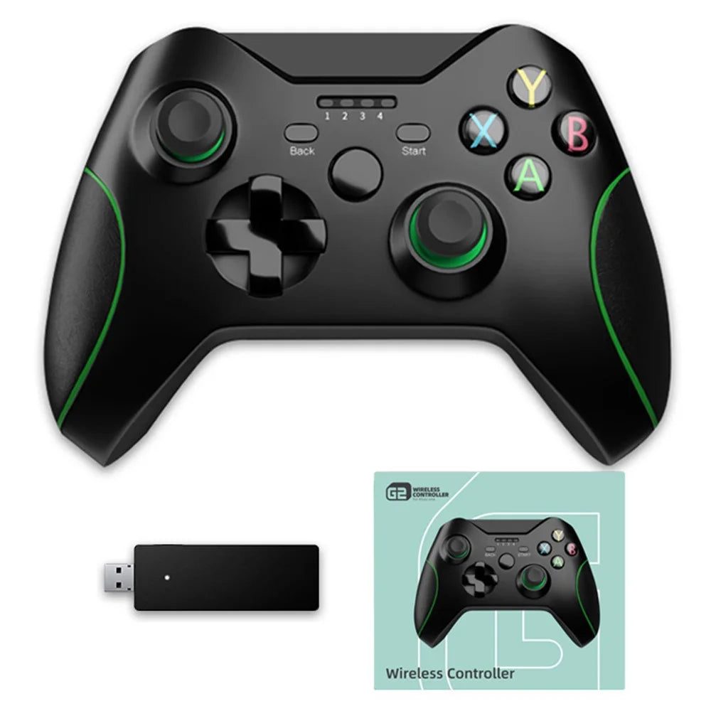 DATA FROG 2.4G Wireless Gamepad for Xbox One / PS3 / PC / Android Phone Dual Vibration Game Controller - 1