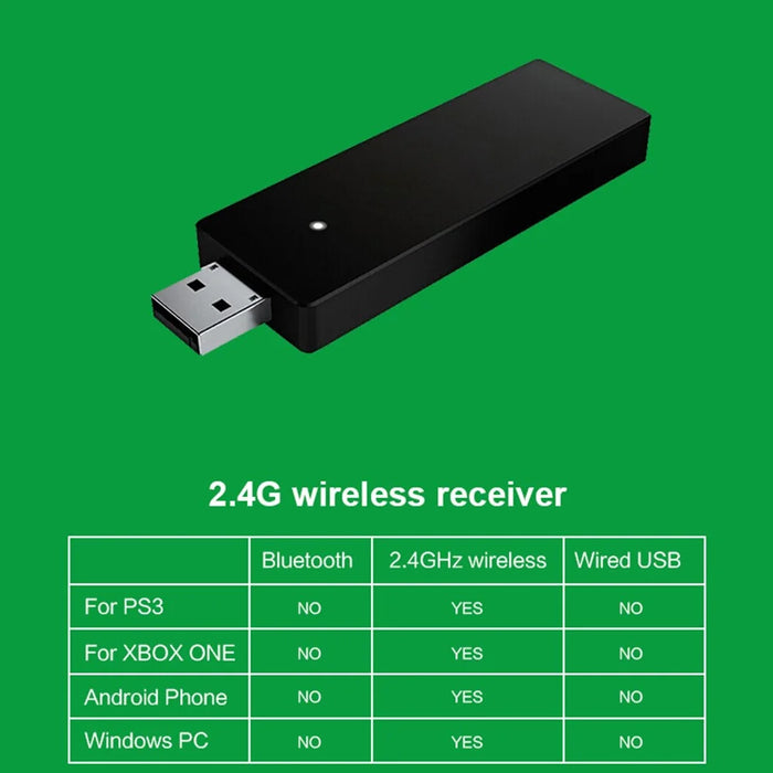 DATA FROG 2.4G Wireless Gamepad for Xbox One / PS3 / PC / Android Phone Dual Vibration Game Controller - 4