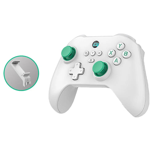 Z03 Dual Joystick Wireless Game Controller Bluetooth-compatible 5.3 Gamepad with Phone Clip - White - 1
