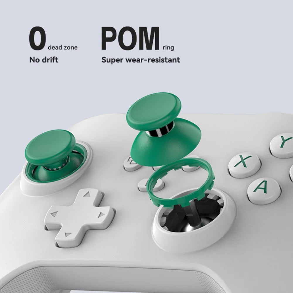 Z03 Dual Joystick Wireless Game Controller Bluetooth-compatible 5.3 Gamepad with Phone Clip - White - 2