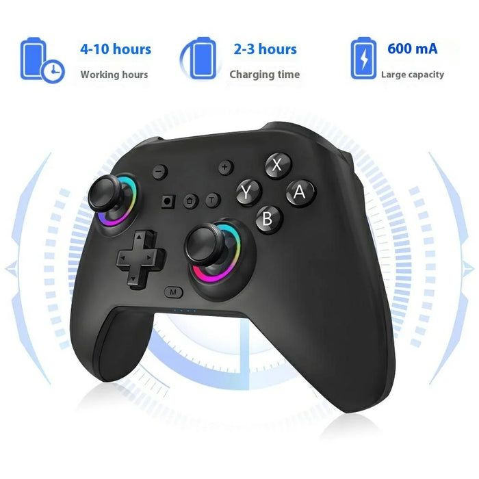 SW-01146-B For Nintendo Switch Pro Wireless Game Controller for Switch Pro Back Button Wake Function Bluetooth-compatible Gamepad - 7