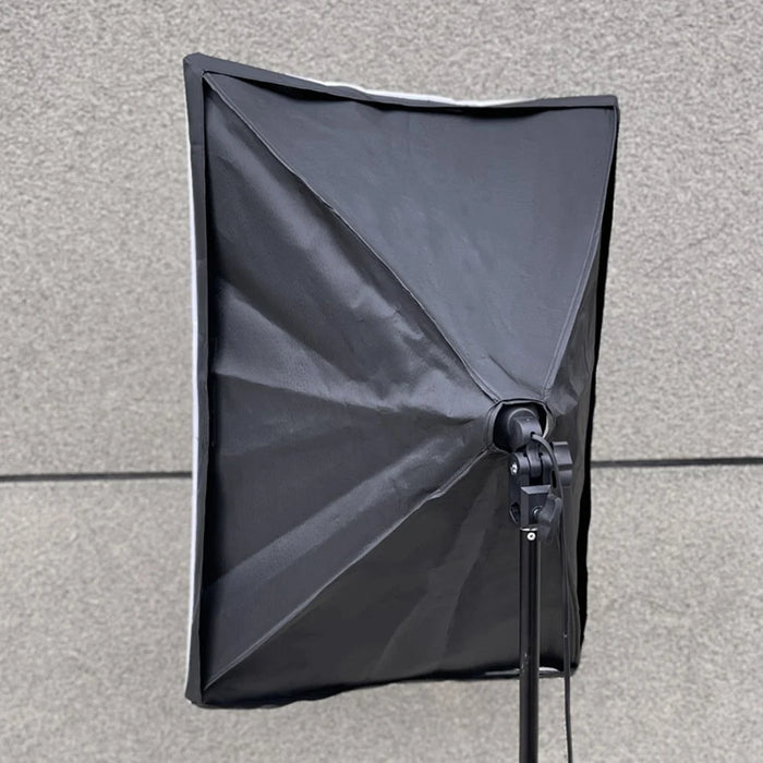 50 x 70cm Single Light Head Softbox Photography Studio Equipment for Portrait Product Shooting - US Plug - 2
