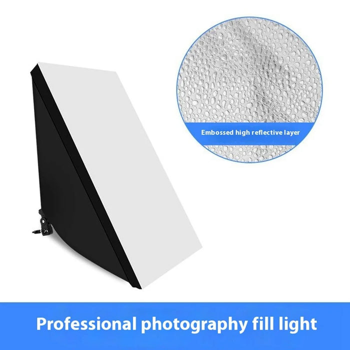 50 x 70cm Single Light Head Softbox Photography Studio Equipment for Portrait Product Shooting - US Plug - 5
