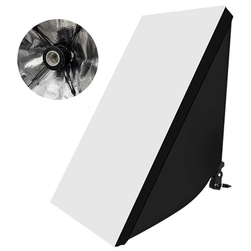 60x60cm Single Light Head Softbox Photography Studio Equipment for Portrait Product Shooting - US Plug - 1