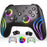 CX-262 Colorful Light Game Controller Six-Axis Motion Sensing Dual Motor Vibration Bluetooth-Compatible Gamepad - Black - 1