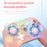NS21 For Nintendo Switch / Ios / Android / PC RGB Light Gaming Controller Programmable Buttons Wireless Gamepad - Pink - 4