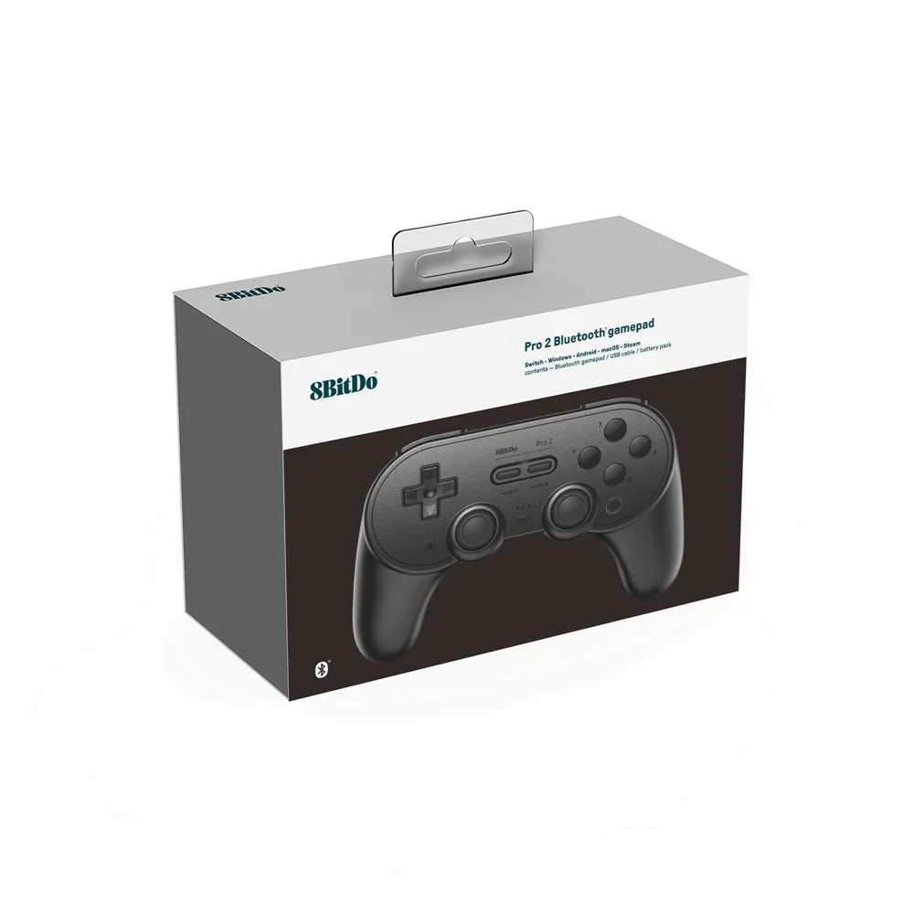 8BITDO Pro 2 Bluetooth-compatible Game Controller Wireless Joystick Gamepad for Nintendo Switch PC Android iOS Phone - Black - 7