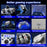 G6S Hall Joystick Trigger Six Axis Body Sensation Bluetooth-compatible Wireless Gamepad for Switch / iOS / Android / PC, with Receiver - Black  /  White - 3