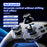 G6S Hall Joystick Trigger Six Axis Body Sensation Bluetooth-compatible Wireless Gamepad for Switch / iOS / Android / PC, with Receiver - Black  /  White - 4