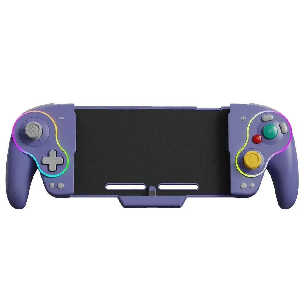 LINYUVO KS63 For Nintendo Switch  /  Switch OLED Retro Gaming Controller Programmable Gyro Sensor - Purple - 1