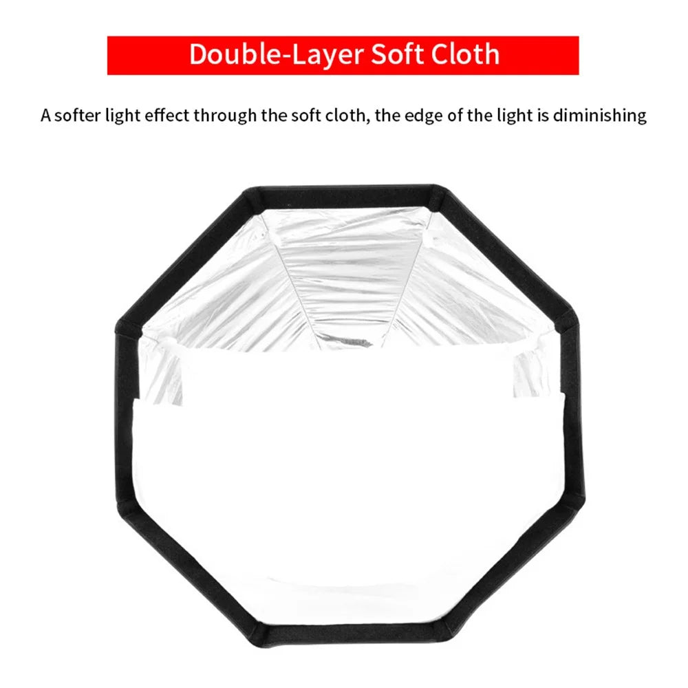 TRIOPO KX65 Hot Shoe Foldable Flash Diffuser Softbox Spotlighting Cloth Photo Diffuser Soft Light Box - 3