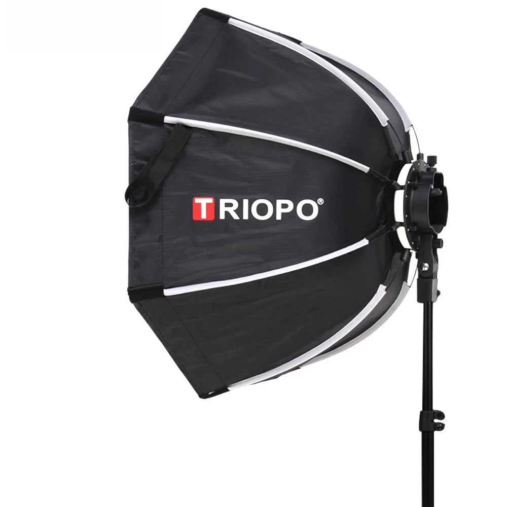TRIOPO KX65 Hot Shoe Foldable Flash Diffuser Softbox Spotlighting Cloth Photo Diffuser Soft Light Box - 6