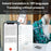 A3 256GB ChatGPT AI Voice Recorder APP Control Smart Transcription Speech to Text Recorder, Single Key + Reset Button - 6