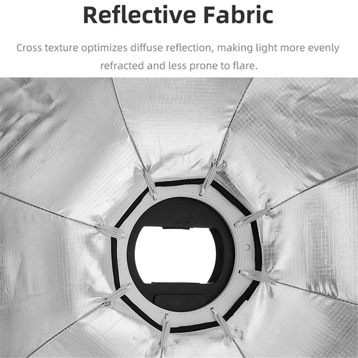 TRIOPO KS65 65cm Octagon Umbrella Softbox Portable Universal Folding Flash Flashlight Softbox - 4