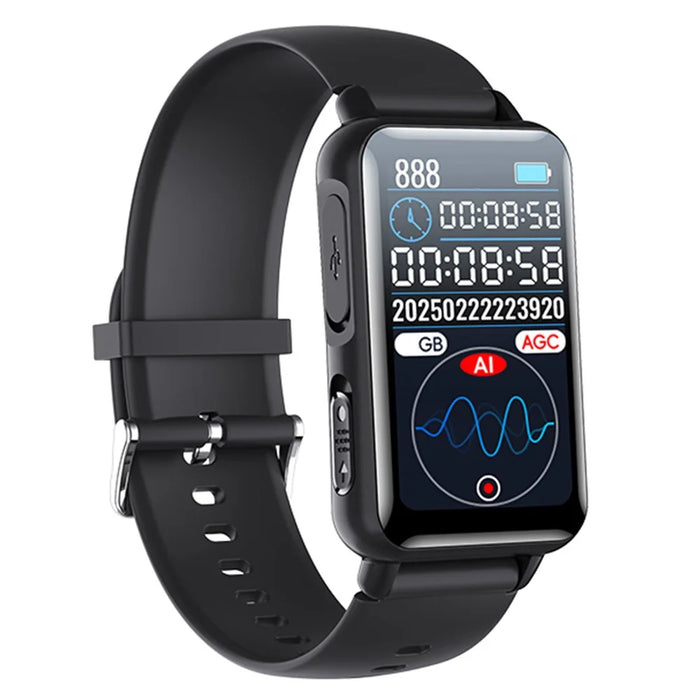 S18A 32GB AI Voice Recorder ChatGPT Smart Transcription App Controlled Recording Watch Translator - 1