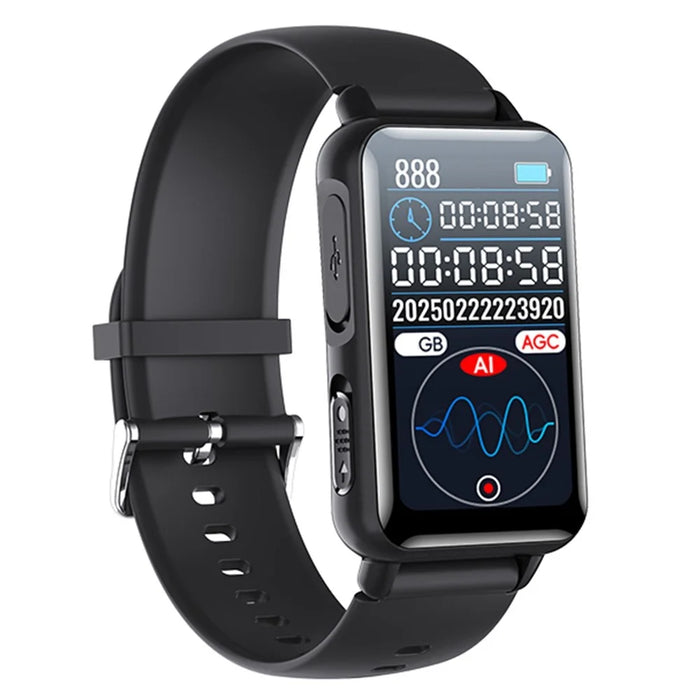 S18A 64GB AI Voice Recorder ChatGPT Smart Transcription App Controlled Recording Watch Translator - 1